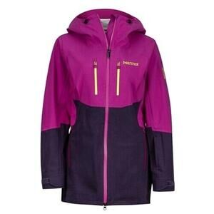 Marmot Women’s Sublime Purple Orchid/Night Shade Rain Jacket Sz M EUC Ski